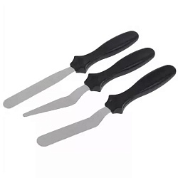 Набор лопаток кондитерских "Ночь" 3 шт 23х8,5х2,5 см