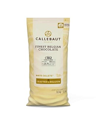 Шоколад белый Callebaut в галлетах 25,9% CW2 10 кг